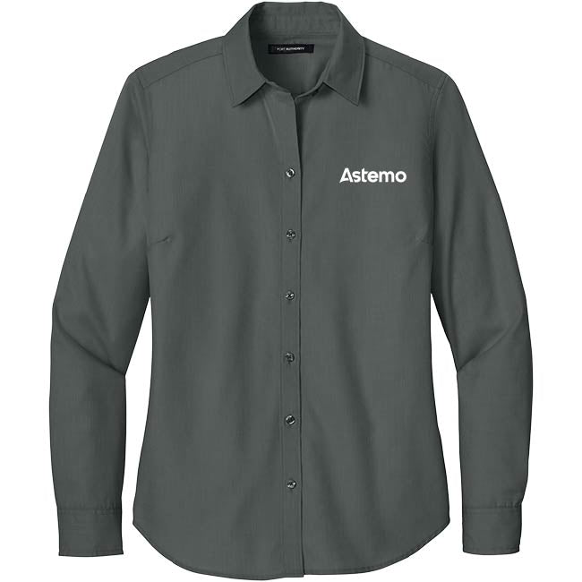 Port Authority® Women’s Long Sleeve Nailhead Easy Care Shirt