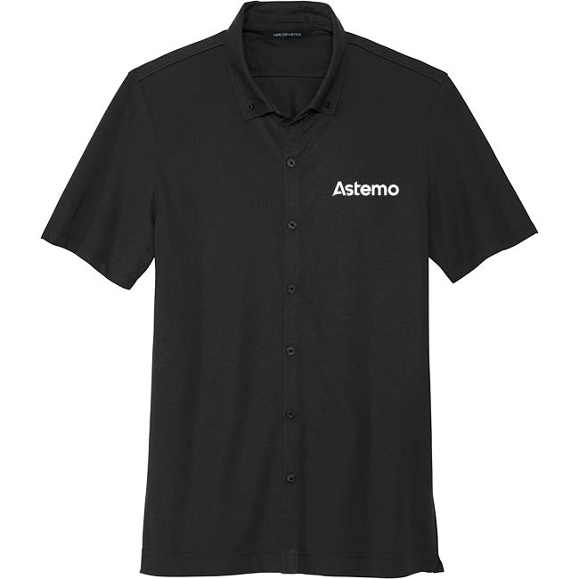 Mercer+Mettle® Stretch Pique Full-Button Polo