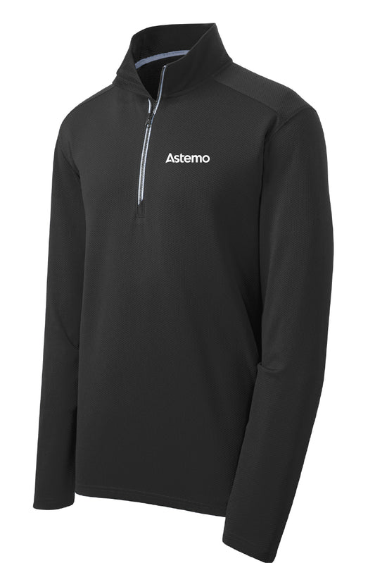 ST860  Sport-Tek® Sport-Wick® Textured 1/4-Zip Pullover