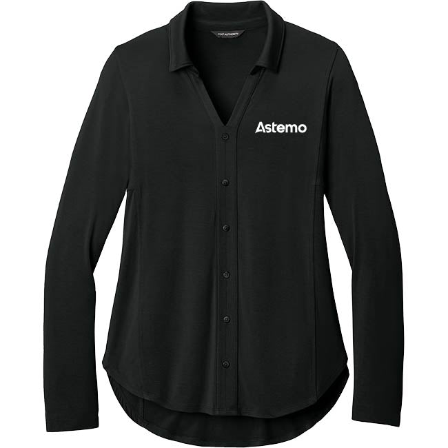 Port Authority® Women’s Luxe Knit Button Tunic