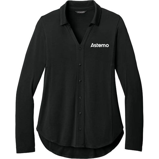 Port Authority® Women’s Luxe Knit Button Tunic