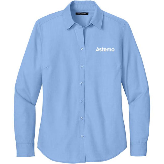 Port Authority® Women’s Long Sleeve Nailhead Easy Care Shirt