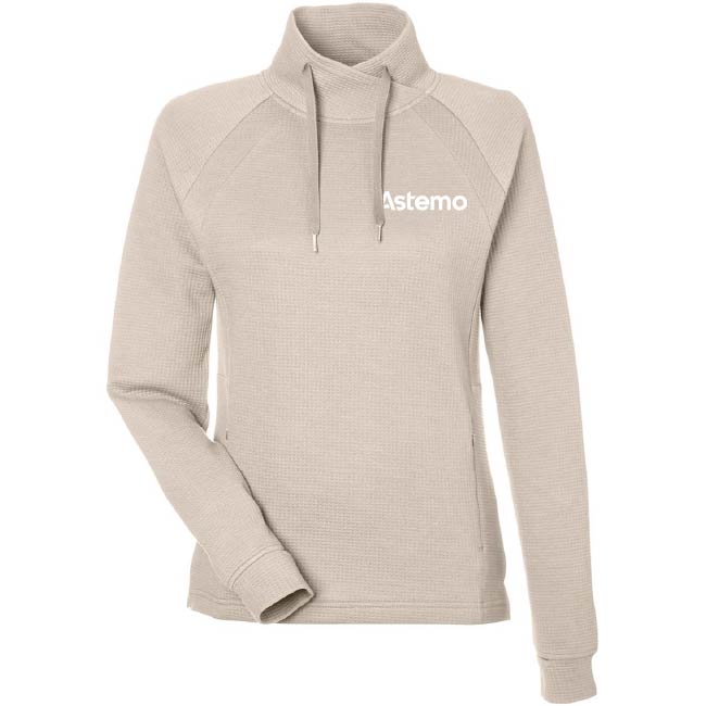 North End - Women's Rhythm Waffle Cross-Neck Pullover